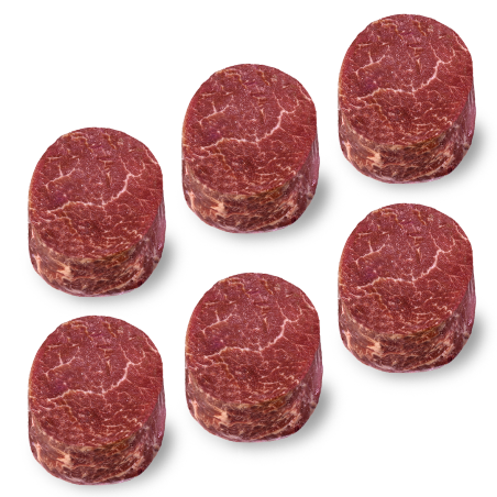 Lote 9 "medallones de solomillo de vaca – 6 unidades de 180-230g"